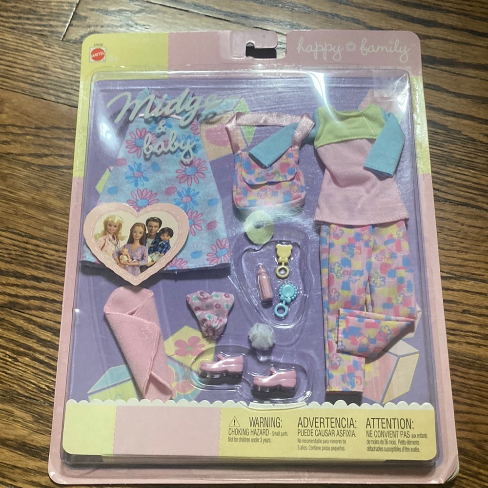 Vintage Midge and Baby Happy Family fashions